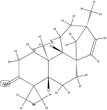 (5β,9β,10α)-Beyer-15-en-3-one 구조식 이미지