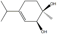 3-Cyclohexene-1,2-diol,1-methyl-4-(1-methylethyl)-,(1R,2S)-rel-(-)-(9CI) Structure