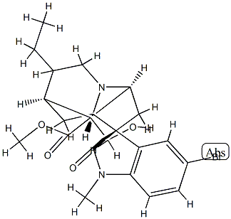 10-Bromo-19,20-dihydrovoachalotine oxindole Structure