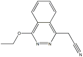 1-Phthalazineacetonitrile,4-ethoxy-(9CI) Structure