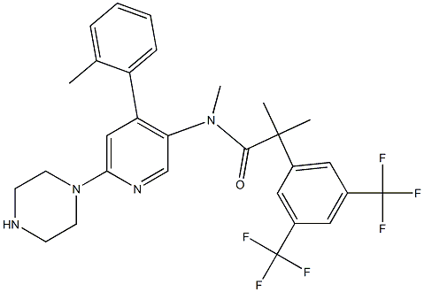 N-DesMethyl Netupitant Structure