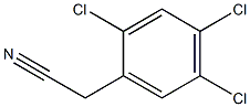 2-(2,4,5-trichlorophenyl)acetonitrile 구조식 이미지