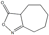 3H-Cyclohept[c]isoxazol-3-one,3a,4,5,6,7,8-hexahydro-(8CI,9CI) Structure