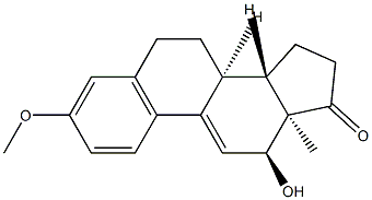12α-Hydroxy-3-methoxyestra-1,3,5(10),9(11)-tetren-17-one 구조식 이미지