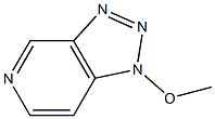 1H-1,2,3-Triazolo[4,5-c]pyridine,1-methoxy-(9CI) 구조식 이미지
