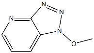 1H-1,2,3-Triazolo[4,5-b]pyridine,1-methoxy-(9CI) 구조식 이미지