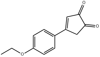 3-Cyclopentene-1,2-dione,4-(4-ethoxyphenyl)-(9CI) Structure