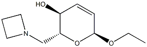 alpha-D-erythro-Hex-2-enopyranoside,ethyl6-(1-azetidinyl)-2,3,6-trideoxy-(9CI) 구조식 이미지