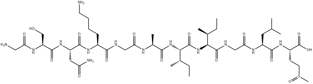 (MET(O)35)-아밀로이드베타-단백질(25-35) 구조식 이미지
