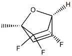 7-Oxabicyclo[2.2.1]hept-2-ene,5,6,6-trifluoro-1-methyl-,(1R,4S,5S)-rel-(9CI) Structure