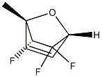 7-Oxabicyclo[2.2.1]hept-2-ene,5,5,6-trifluoro-1-methyl-,(1R,4S,6S)-rel-(9CI) 구조식 이미지