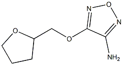 1,2,5-Oxadiazol-3-amine,4-[(tetrahydro-2-furanyl)methoxy]-(9CI) 구조식 이미지