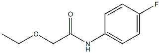 2-ethoxy-N-(4-fluorophenyl)acetamide Structure