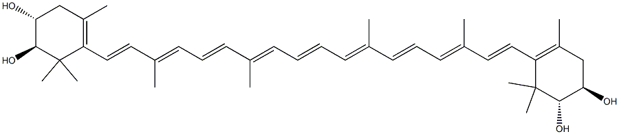 (2R,2'R,3R,3'R)-β,β-Carotene-2,2',3,3'-tetrol Structure