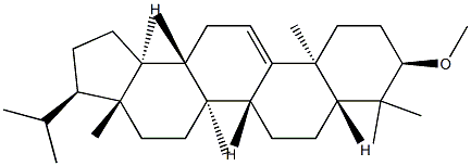 3α-메톡시-D:C-프리도-B':A'-네오감마세르-9(11)-엔 구조식 이미지