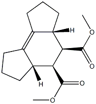 1,2,3,3aα,4β,5β,5aα,6,7,8-데카히드로-아스-인다센-4,5-디카르복실산디메틸에스테르 구조식 이미지