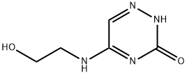 1,2,4-Triazin-3(2H)-one,5-[(2-hydroxyethyl)amino]-(9CI) Structure