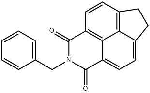 2-benzyl-6,7-dihydro-1H-indeno[6,7,1-def]isoquinoline-1,3(2H)-dione Structure