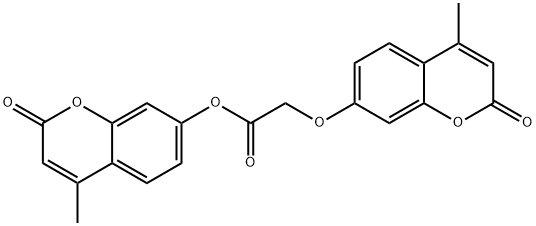 4-methyl-2-oxo-2H-chromen-7-yl [(4-methyl-2-oxo-2H-chromen-7-yl)oxy]acetate Structure