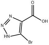 5-Bromo-1H-1,2,3-triazole-4-carboxylic acid 구조식 이미지