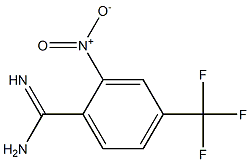 4-(trifluoromethyl)-2-nitrobenzamidine Structure