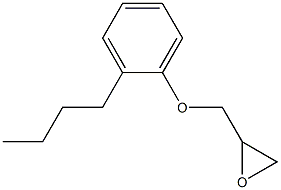 P-sec-butyl phenol glycidyl ether Structure