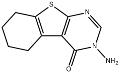 3-amino-5,6,7,8-tetrahydro-[1]benzothiolo[2,3-d]pyrimidin-4-one Structure