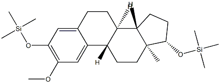 2-메톡시-3,17β-비스(트리메틸실록시)-1,3,5(10)-에스트라트리엔 구조식 이미지