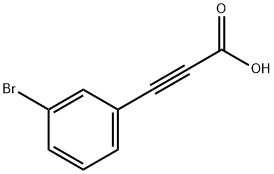 (3-Bromo-phenyl)-propynoic acid 구조식 이미지