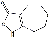 3H-Cyclohept[c]isoxazol-3-one,1,4,5,6,7,8-hexahydro-(8CI,9CI) 구조식 이미지