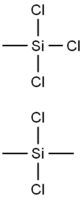실란,디클로로디메틸-,트리클로로메틸실란중합체 구조식 이미지