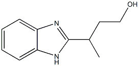 1H-벤즈이미다졸-2-프로판올,감마-메틸-(9CI) 구조식 이미지