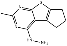 12-hydrazinyl-10-methyl-7-thia-9,11-diazatricyclo[6.4.0.0,]dodeca-1(12),2(6),8,10-tetraene 구조식 이미지