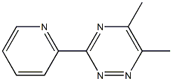5,6-Dimethyl-3-(2-pyridyl)-1,2,4-triazine Structure
