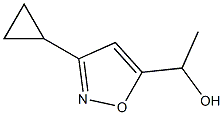 5-이속사졸메탄올,3-사이클로프로필-알파-메틸-(9CI) 구조식 이미지