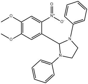 4-(1,3-diphenyl-2-imidazolidinyl)-2-methoxy-5-nitrophenyl methyl ether Structure