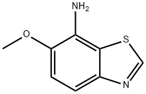 7-Benzothiazolamine,6-methoxy-(9CI) Structure