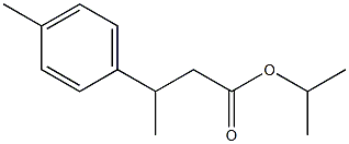 Benzenepropanoic acid, -ba-,4-dimethyl-, 1-methylethyl ester (9CI) 구조식 이미지