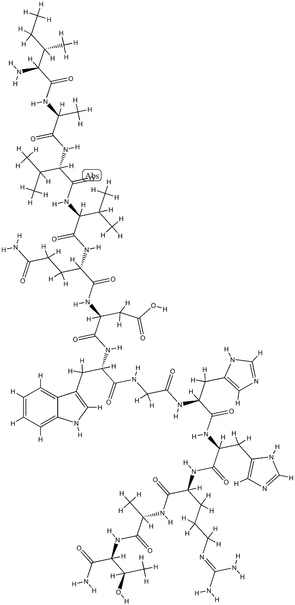 Compstatin control peptide 구조식 이미지