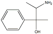 threo-(±)-3-amino-2-phenylbutan-2-ol        Structure