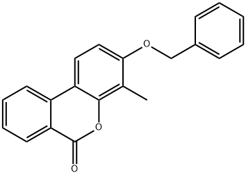 3-(benzyloxy)-4-methyl-6H-benzo[c]chromen-6-one 구조식 이미지