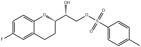 (1’R,2S)-2-(2’-Tosyl-1’,2’-dihydroxyethyl)-6-fluorochromane Structure