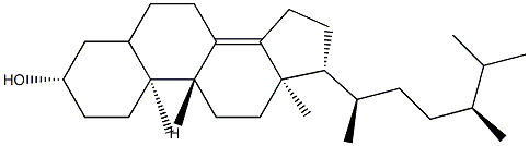 Ergost-8(14)-en-3β-ol 구조식 이미지