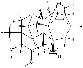 헤티산-2α,3β,9β,15β-테트롤 구조식 이미지
