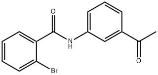 N-(3-acetylphenyl)-2-bromobenzamide Structure