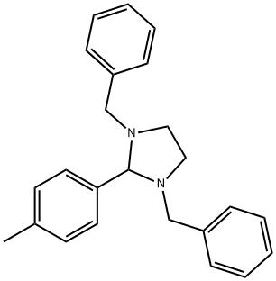 1,3-dibenzyl-2-(4-methylphenyl)imidazolidine Structure