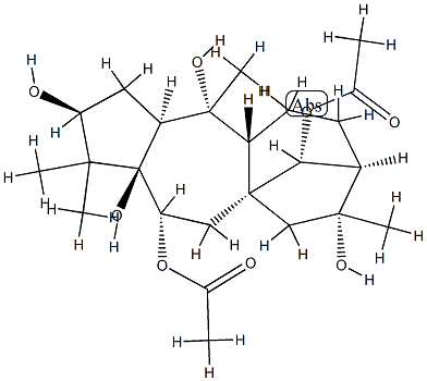 grayanotoxin III 6,14-diacetate 구조식 이미지