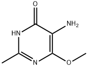 4(1H)-Pyrimidinone,5-amino-6-methoxy-2-methyl-(9CI) 구조식 이미지