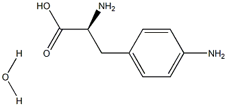 4-AMINO-L-PHENYLALANINE HYDRATE, 98 Structure