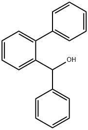 (2-Biphenylyl)phenylmethanol Structure